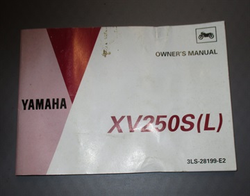 Yamaha XV 250 owners manual